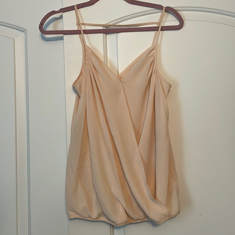 Silky pink top